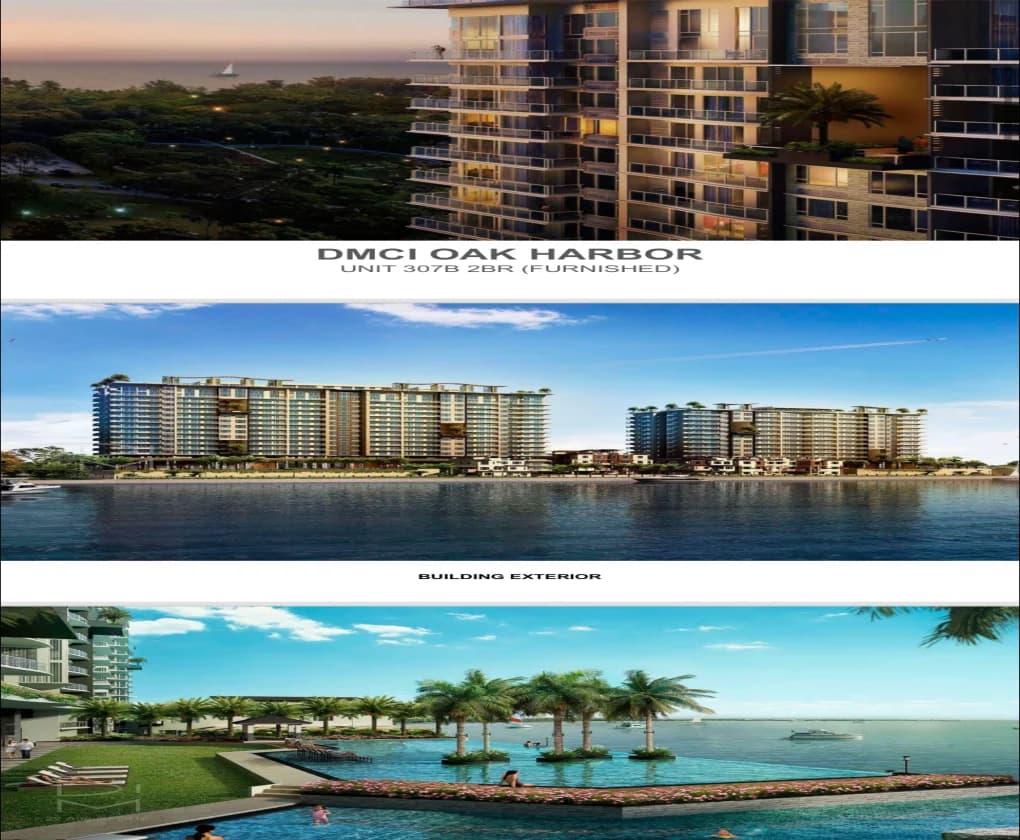 Oak Harbor , Marina Aseana , Dmci | 2BR 80sqm Condo for Sale in Parañaque City