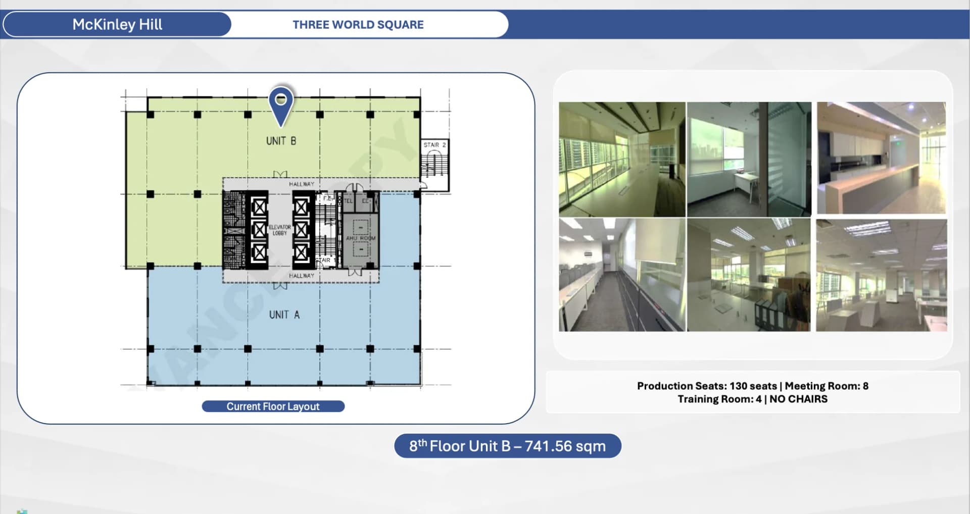 Three World Square | 742sqm Office Space for Rent in Taguig City - Mckinley