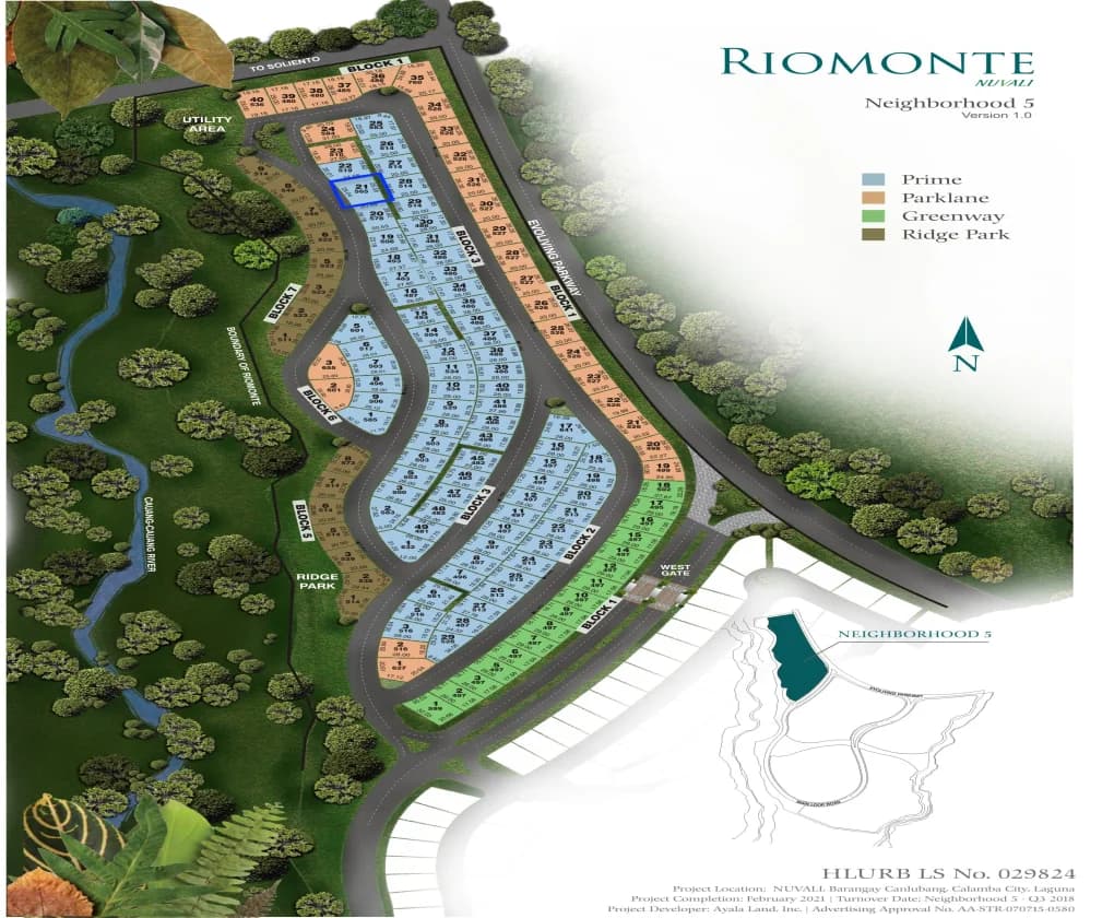 Riomonte | Lot for Sale in Laguna
