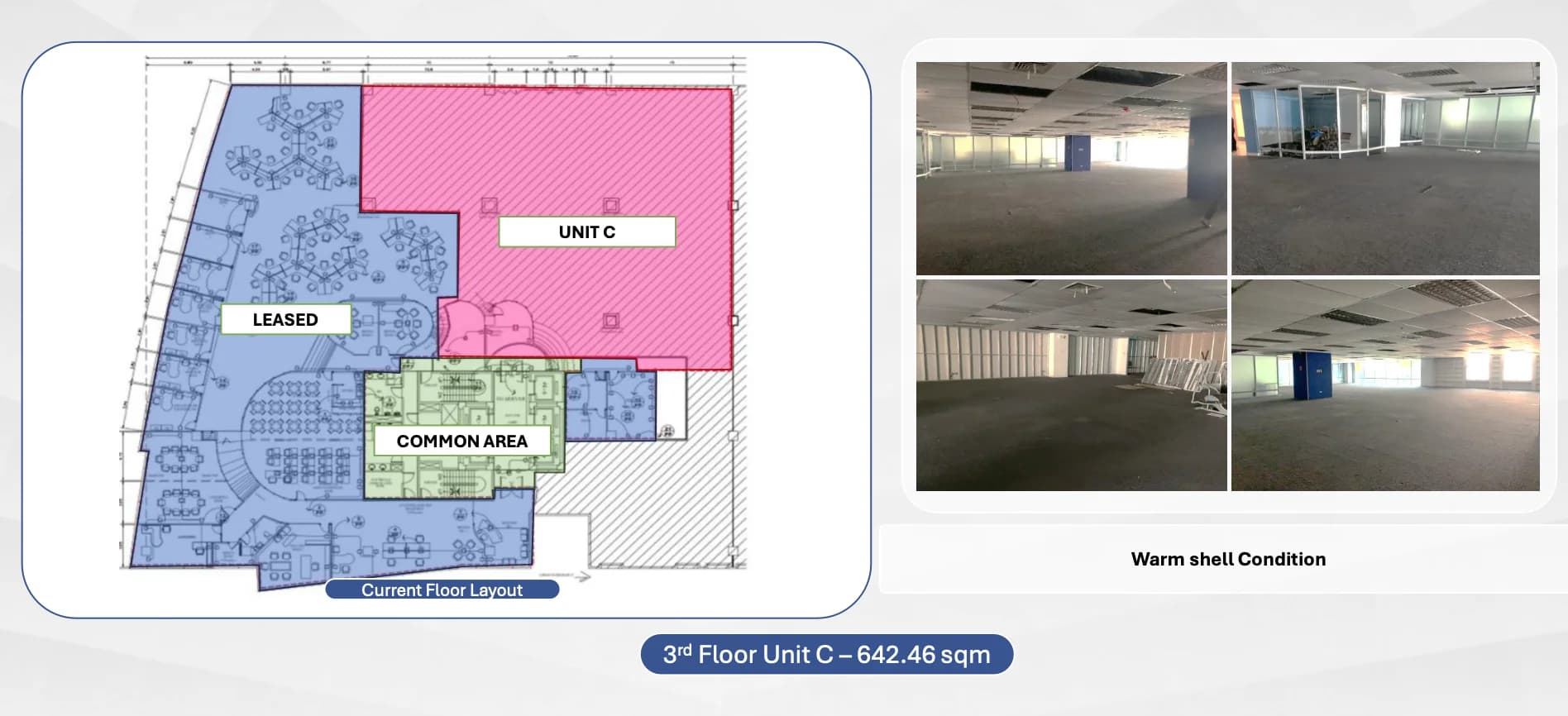 One World Square | 642sqm Office Space for Rent in Taguig City - Mckinley