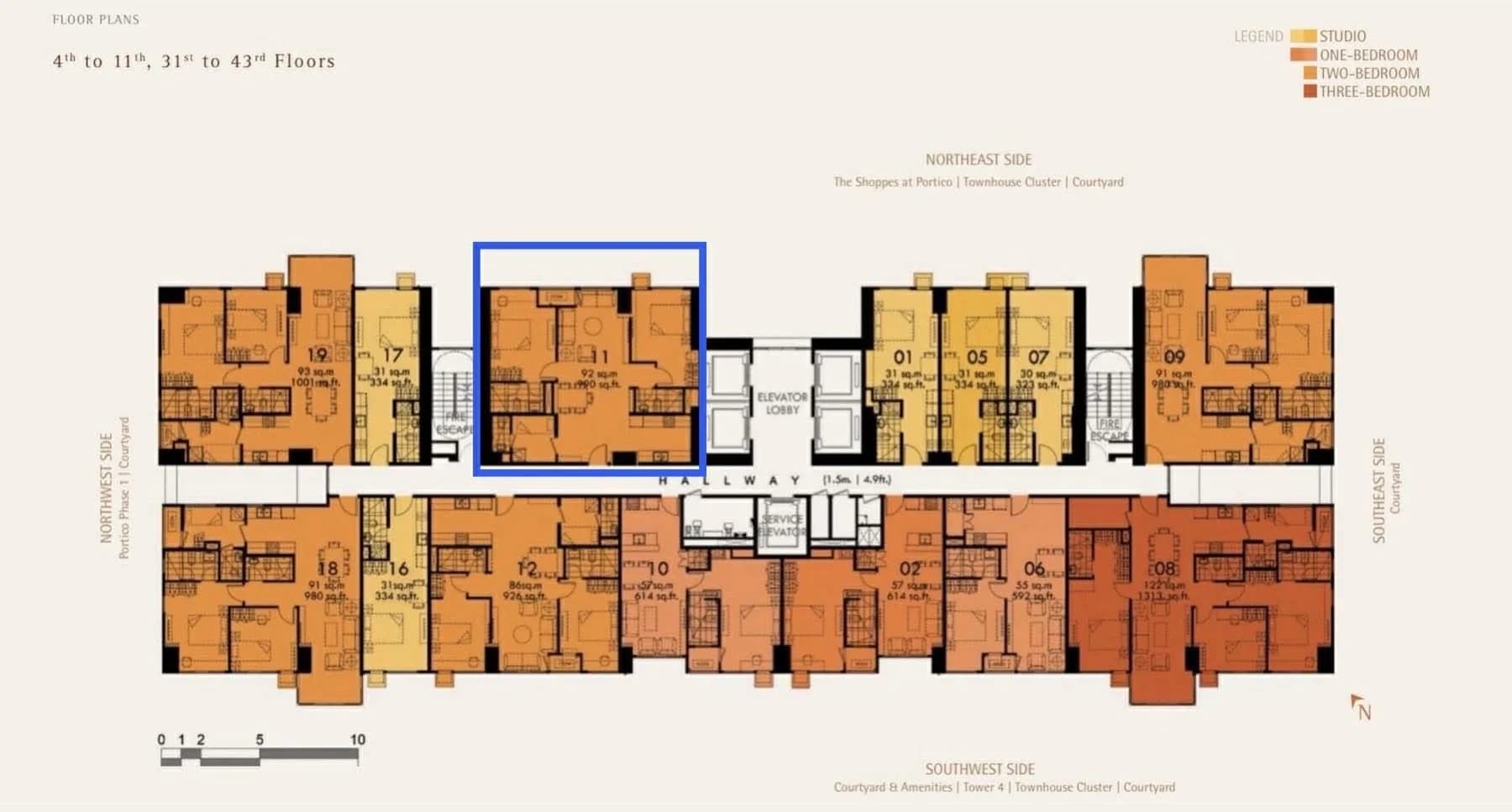 The Ametrine At Portico | 2BR 92sqm Condo for Sale in Pasig City