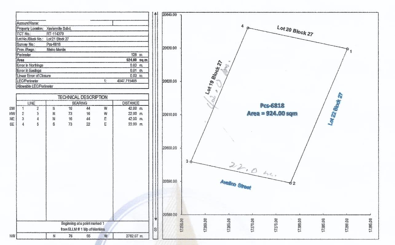 Xavierville Ii | Lot for Sale in Quezon City