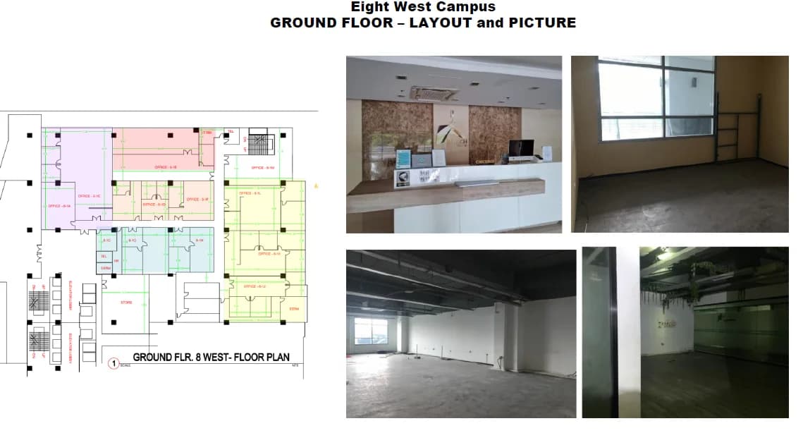 Eight West Campus | 1938sqm Office Space for Rent in Taguig City - Mckinley