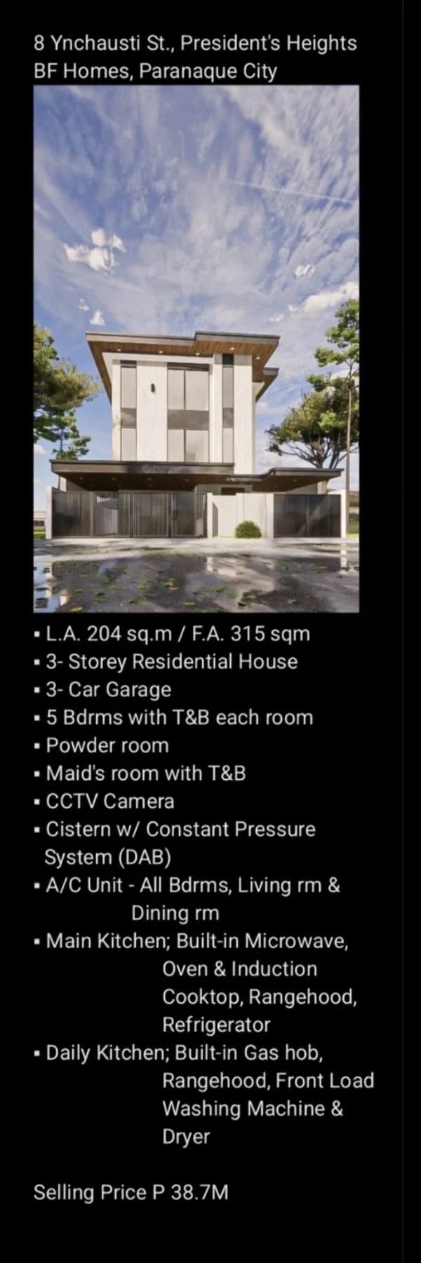 Presidents Heights, Bf Homes | 5BR 315sqm House & Lot for Sale in Parañaque City
