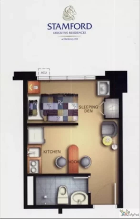 Stamford Executive Residences | Studio 23sqm Condo for Sale in Taguig City - Mckinley