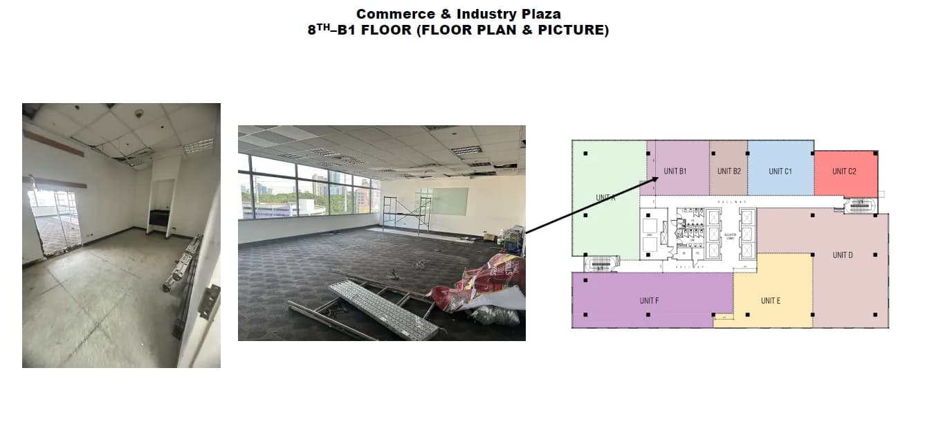 Commerce And Industry Plaza | 125sqm Office Space for Rent in Taguig City