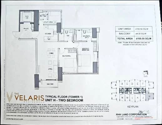 The Velaris Residences | 2BR 105sqm Condo for Sale in Pasig City
