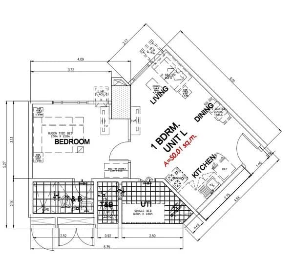 Trion | 1BR 50sqm Condo for Sale in Taguig City - Bgc