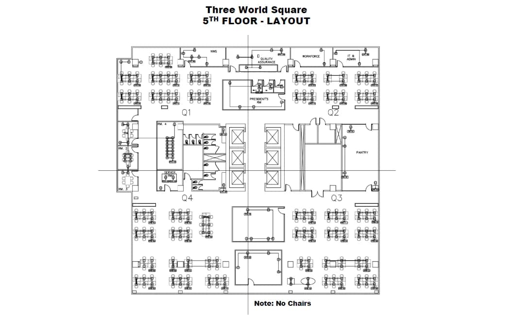 Three World Square | 1107sqm Office Space for Rent in Taguig City - Mckinley