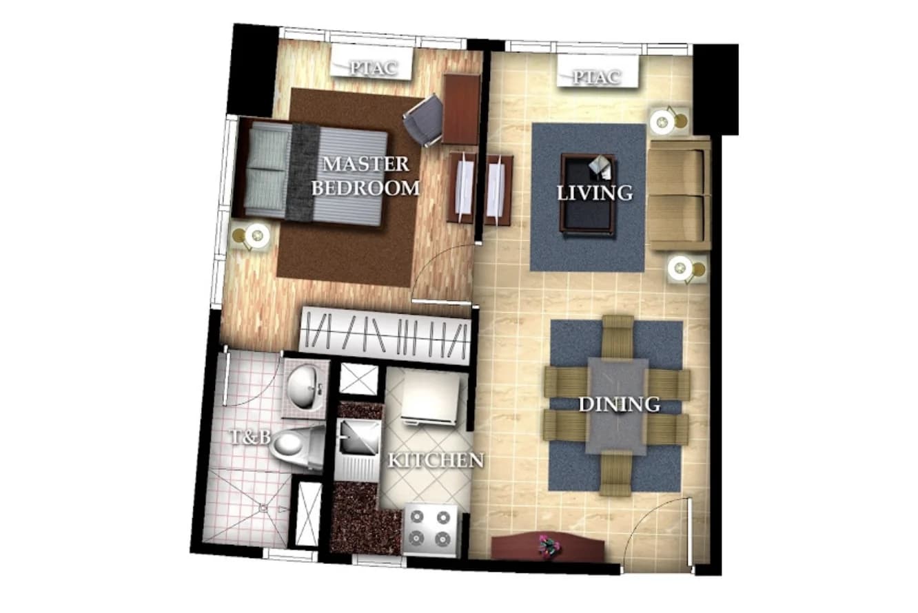 8 Forbestown Road | 1BR 46sqm Condo for Rent in Taguig City - Bgc