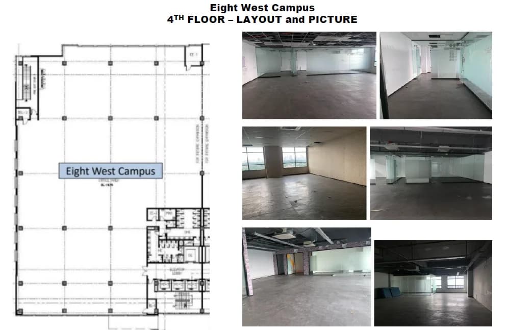 Eight West Campus | 2328sqm Office Space for Rent in Taguig City - Mckinley