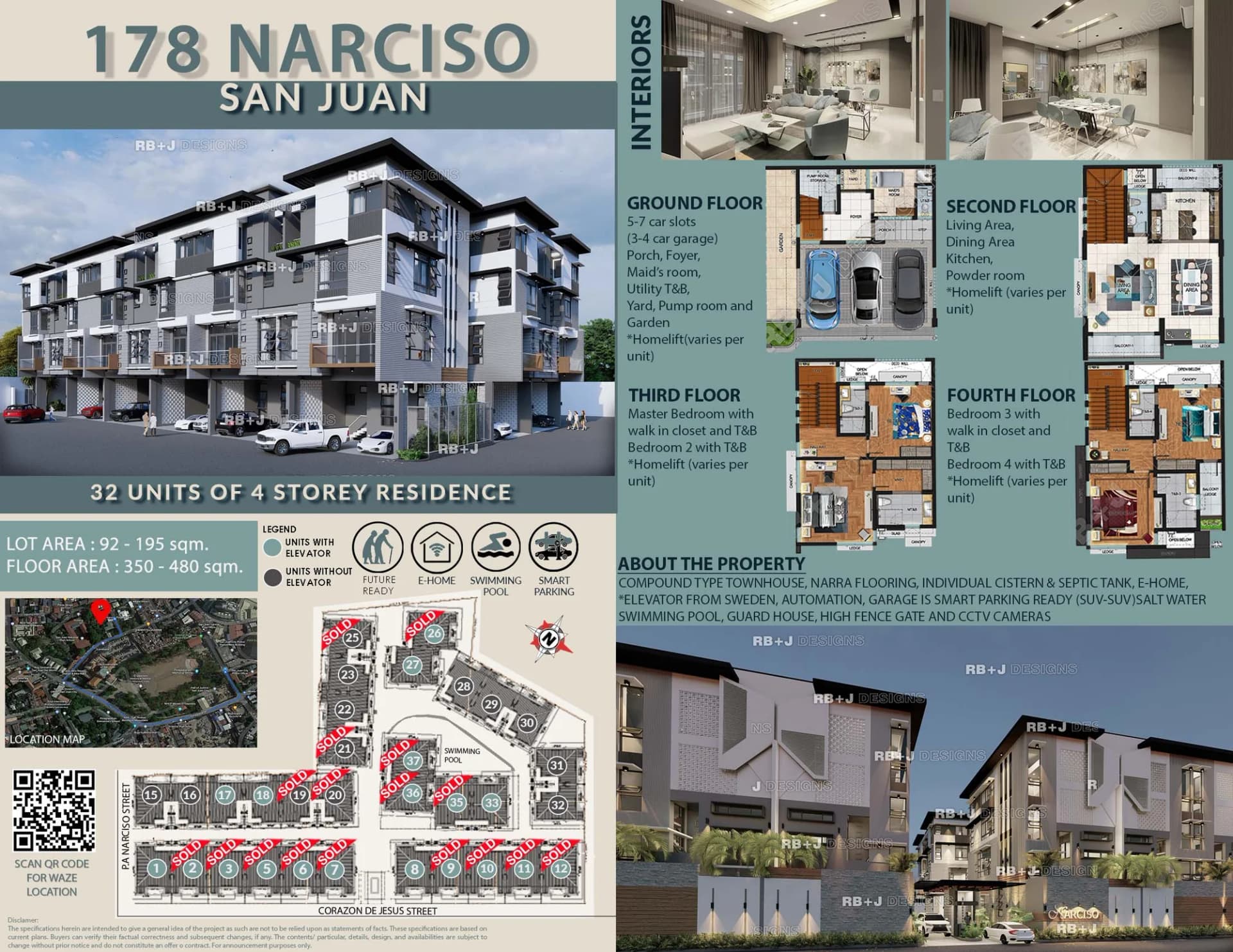 178 Narciso | 4BR 415sqm Townhouse for Sale in San Juan City