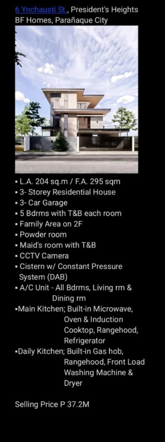 Presidents Heights, Bf Homes | 5BR 295sqm House & Lot for Sale in Parañaque City