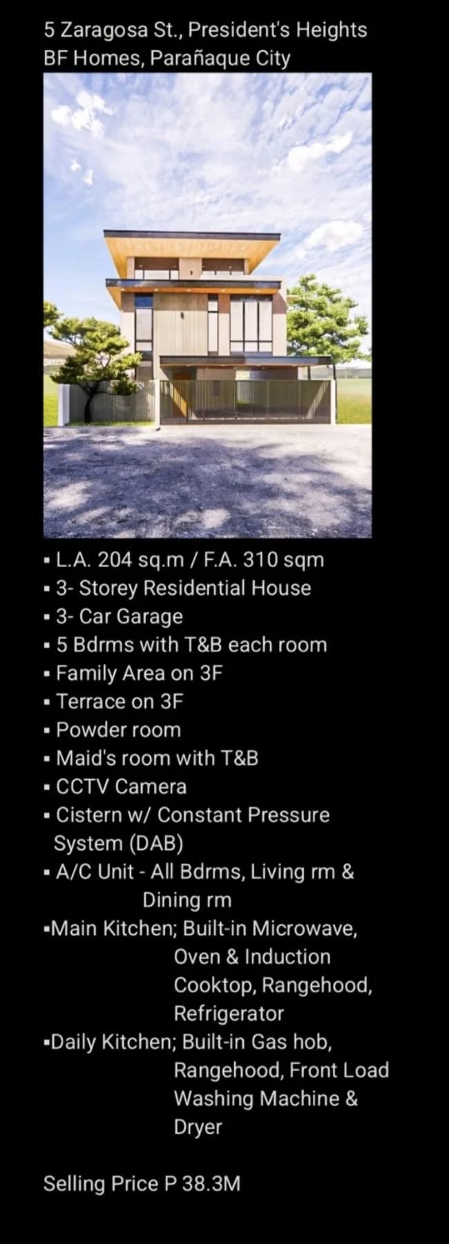 Presidents Heights, Bf Homes | 5BR 310sqm House & Lot for Sale in Parañaque City