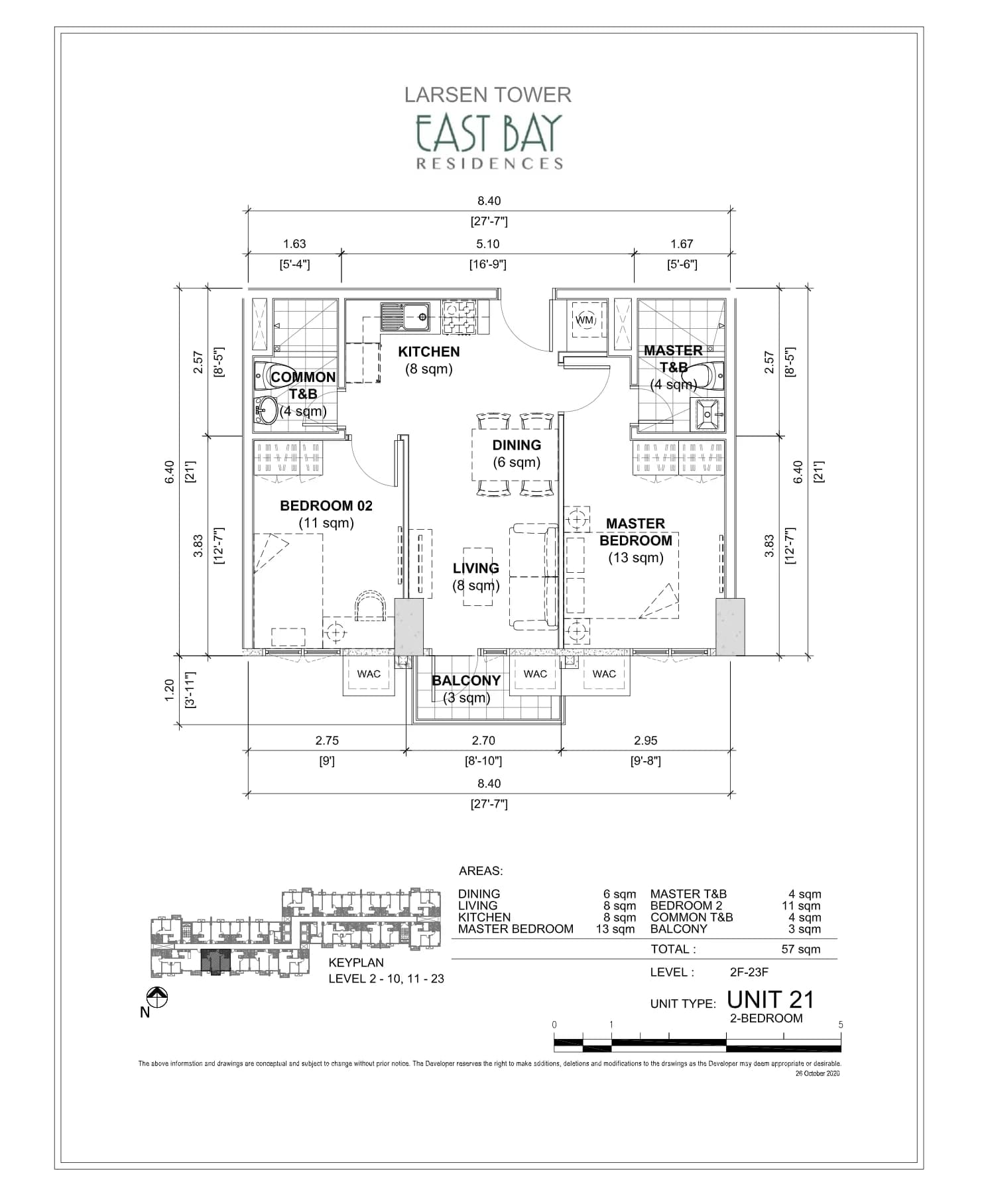 East Bay Residences | 2BR 67sqm Condo for Sale in Muntinlupa City