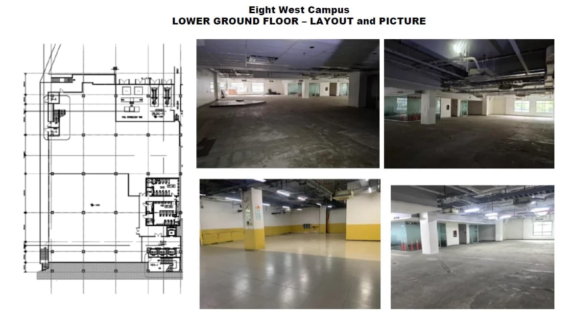 Eight West Campus | 1844sqm Office Space for Rent in Taguig City - Mckinley
